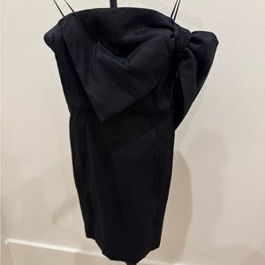 Lovely Day Black Strapless Dress